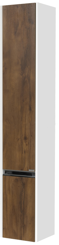 Шкаф-колонна AQUATON Капри левая Таксония темная 1A230503KPDBL