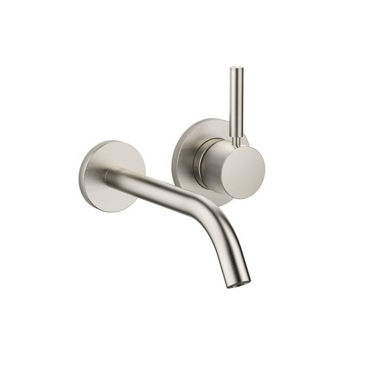 Смеситель для раковины Dornbracht Meta настенный платина матовая 36860660-06