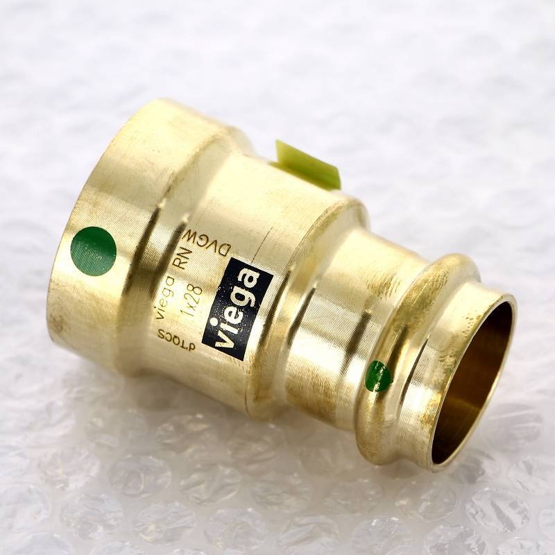 Муфта переходная Viega Megapress с SC-Contur DN25 1 x 28 мм бронза 736293