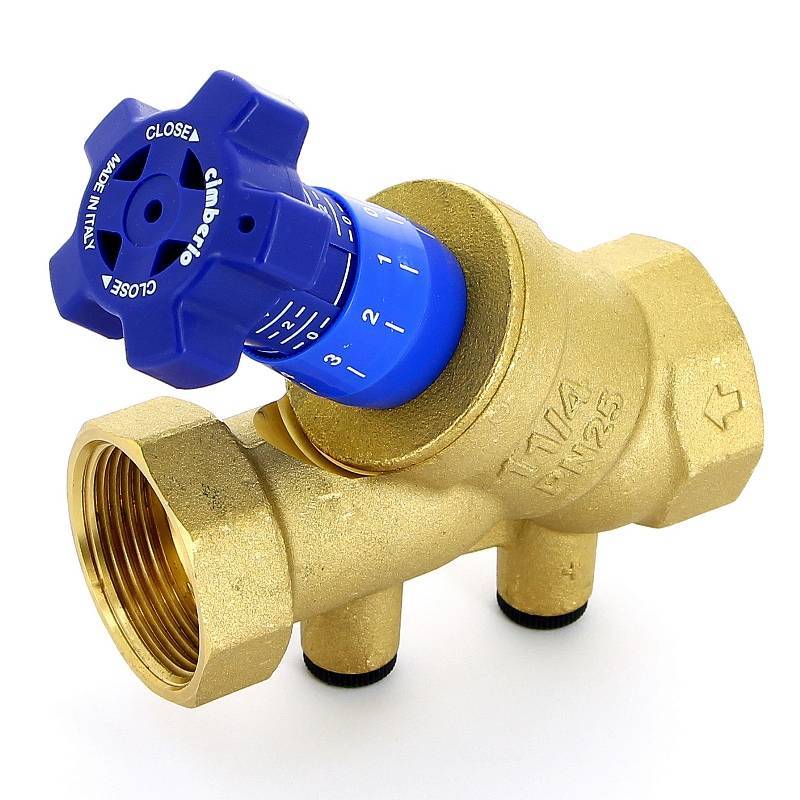 Клапан балансировочный ручной Cimberio 787OT/2R 1 1/4 ВР-ВР 787OTR/2P 1 1/4