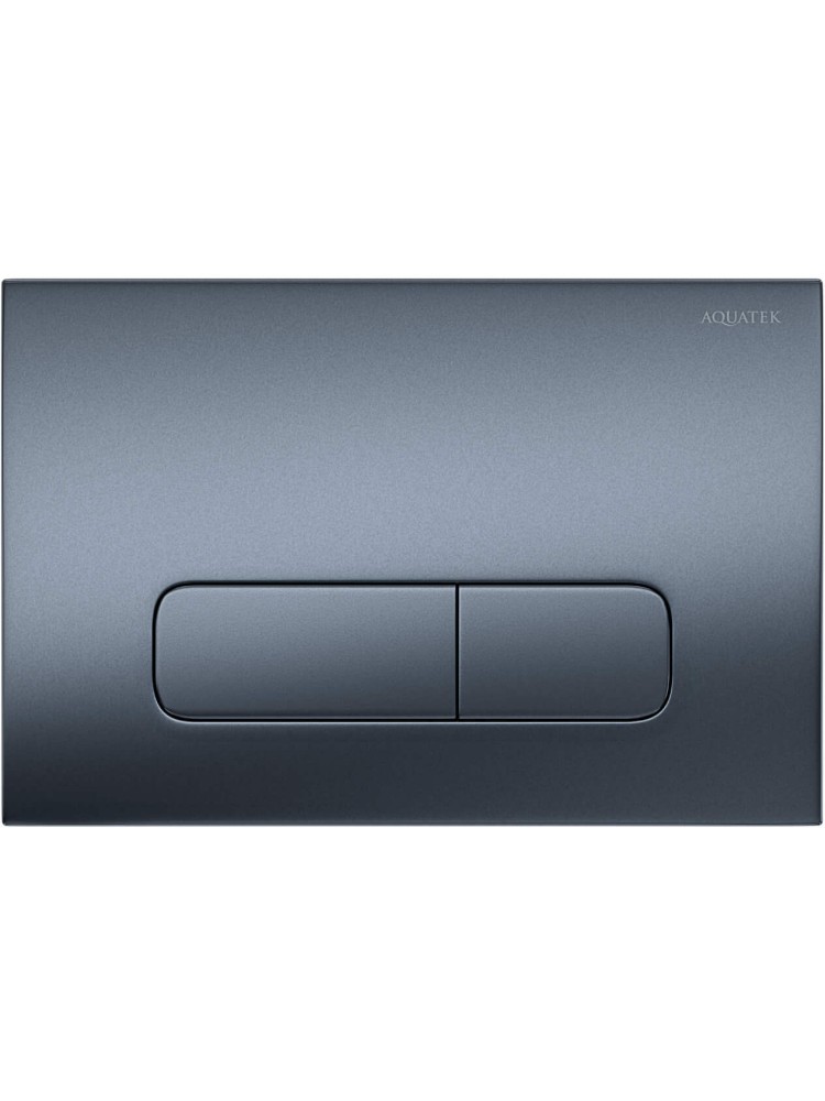 Панель смыва Tops Pneumo S прямоугольные клавиши оружейная сталь матовая PNS-0000009