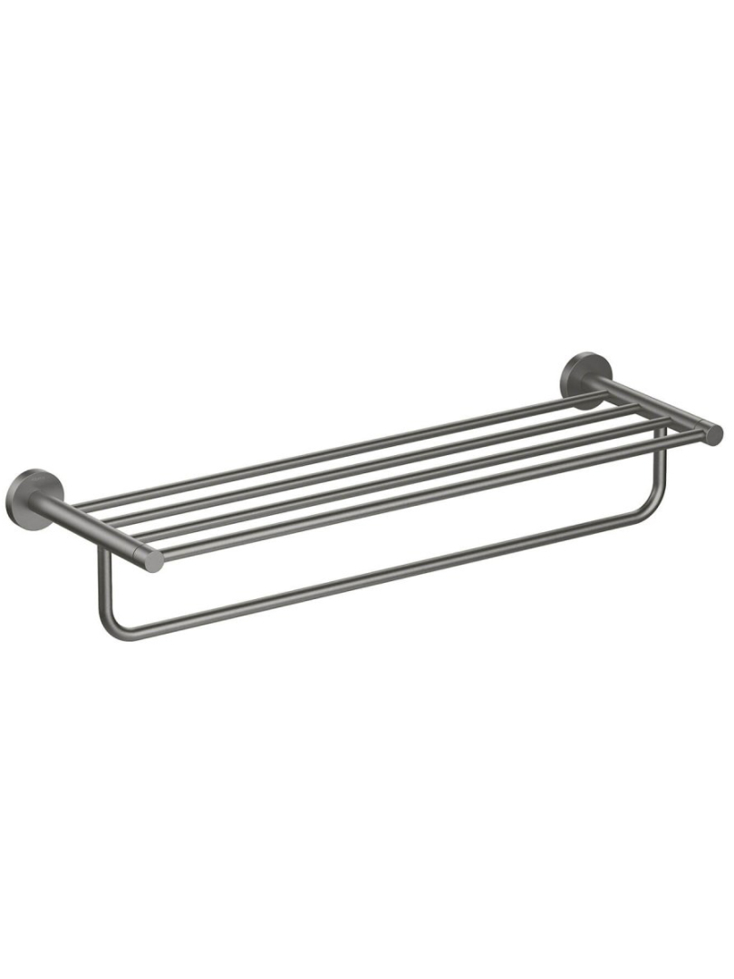 Полка для полотенец Aquanet Европа оружейная сталь AQ4115BGM