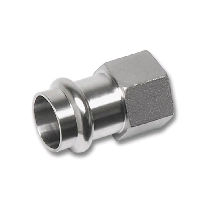 Муфта переходная Sanha NiroPress 316L 54x2 ВР пресс-ВР 69270G5423