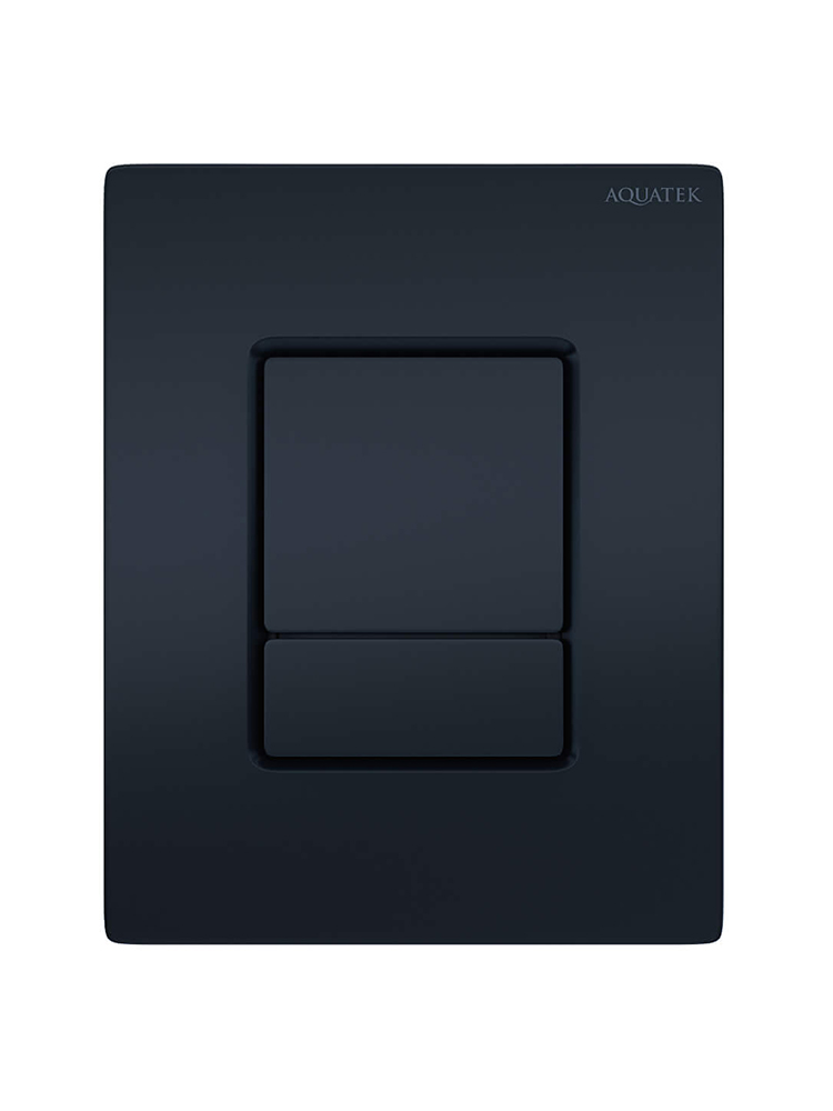 Панель смыва Berges Pneumo N черная матовая PNN-0000005