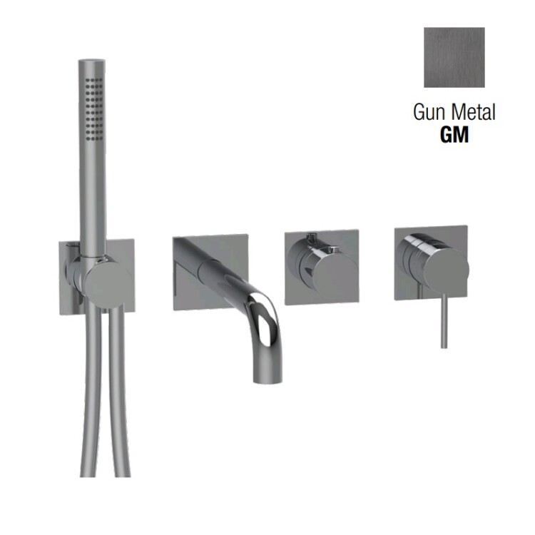 Смеситель для ванны и душа Almar Water Control Modular Gun Metal Brushed PVD E180193GM