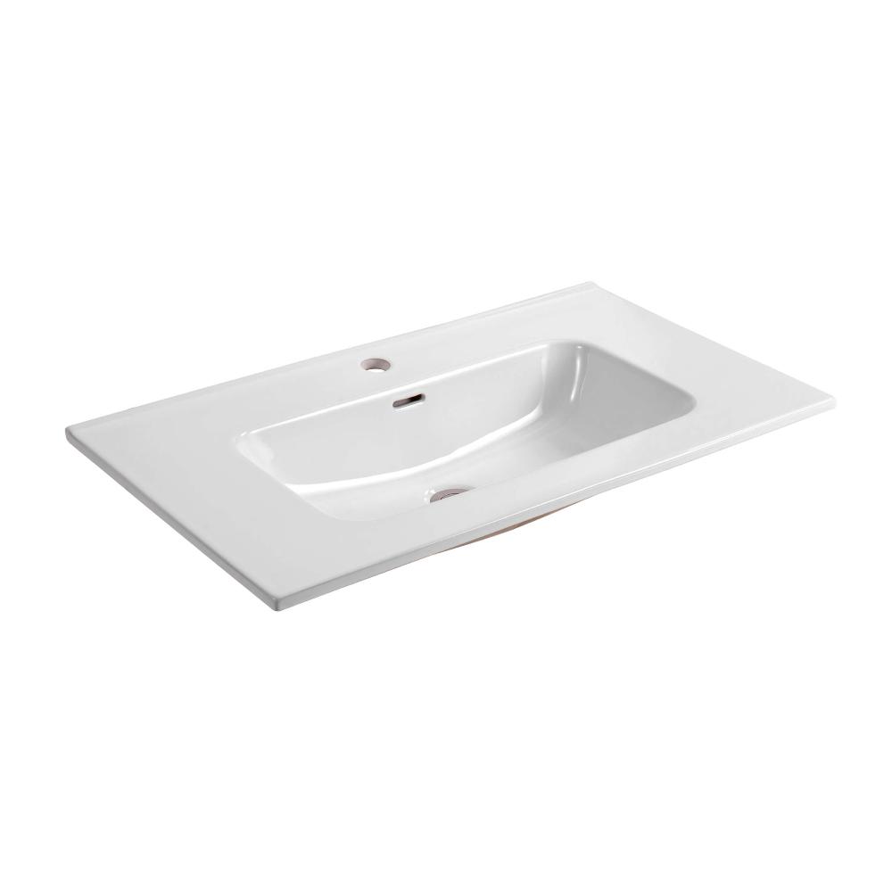 Комплект мебели для ванной AQUATON ВЕГА 80 с раковиной AQ0480-00 серый матовый AQ77080-MG