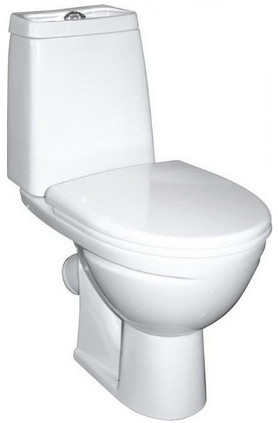 Унитаз-компакт безободковый Sanita Luxe Марс Бо Комфорт белый S1 WC.CC/Mars/2-DM.Rim/WHT.G/S1