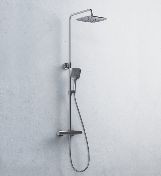 Душевая стойка с термостатическим смесителем и ручным душем RAVAK TD 091.00/150 X070103