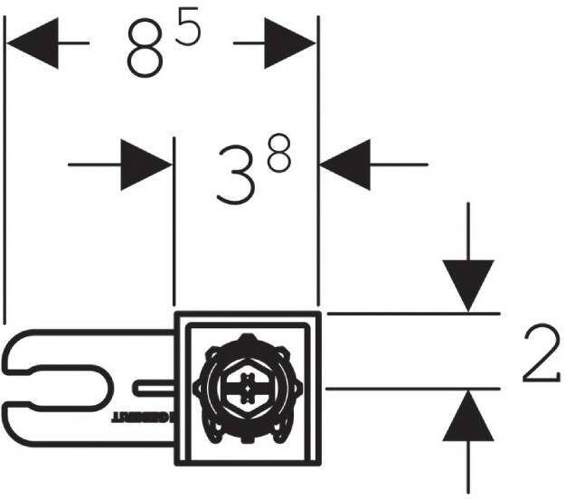 Комплект крепления к стене Geberit Duofix для отдельного монтажа 111.815.00.1