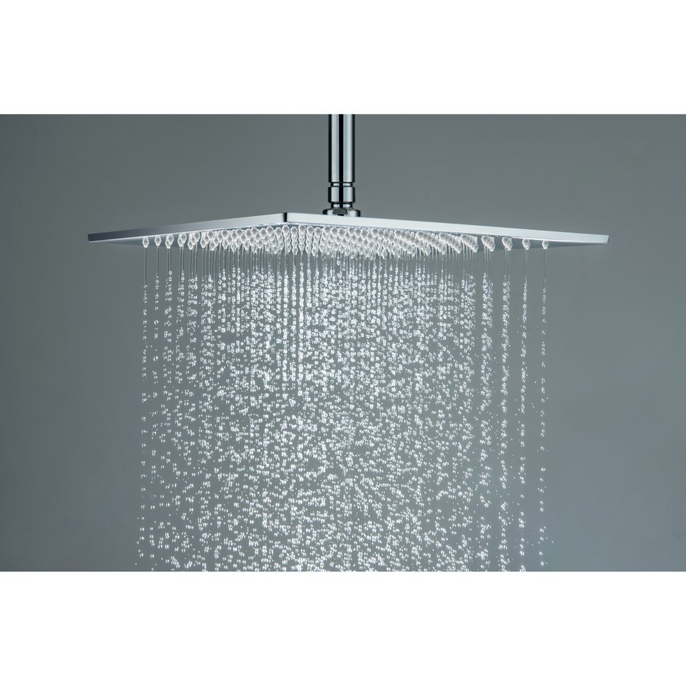Верхний душ Aquanet AQ2078CR квадратный 300х300х7 мм хром AQ2078CR