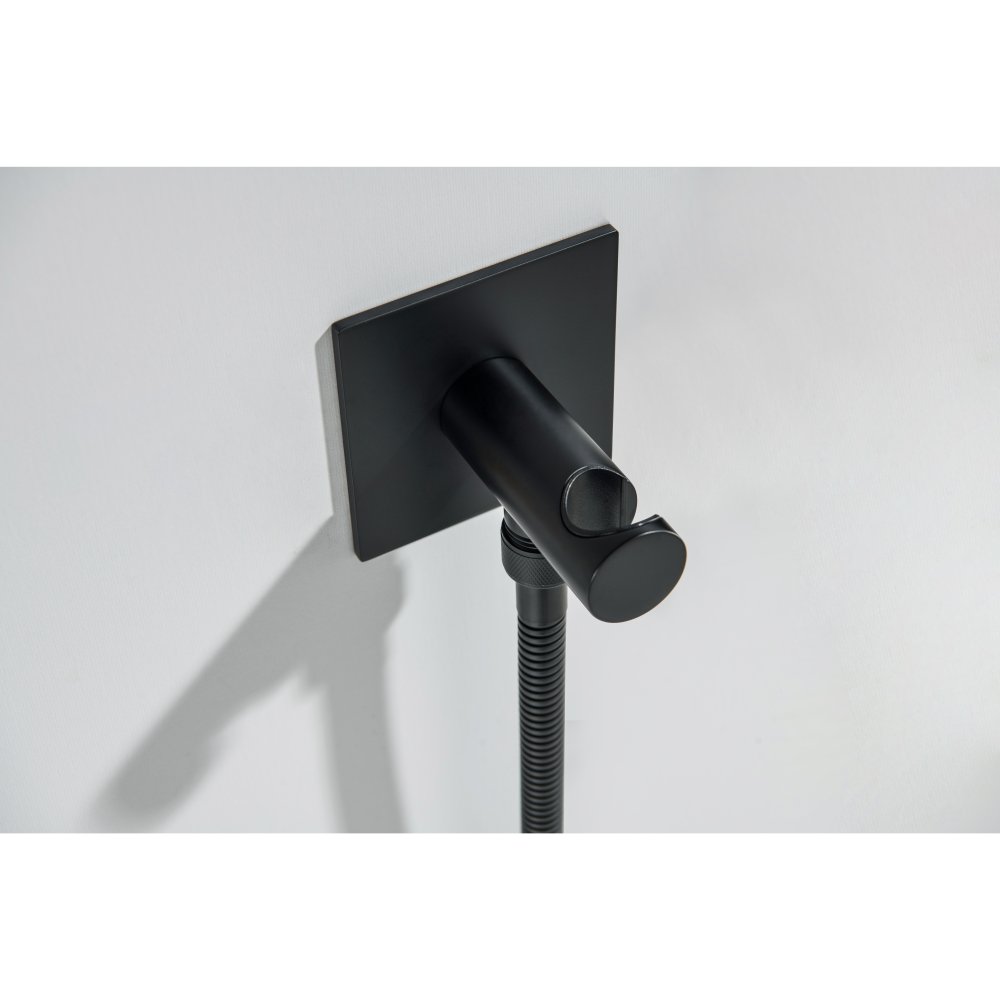 Комплект для гигиенического душа встроенный Aquanet Oberon матовый черный AQ1220MB