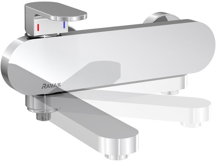 Смеситель для ванны Ravak Chrome CR 022.00/150 150 мм X070042