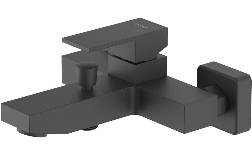 Смеситель для ванны Aquanet Libra черный матовый AQ1640MB