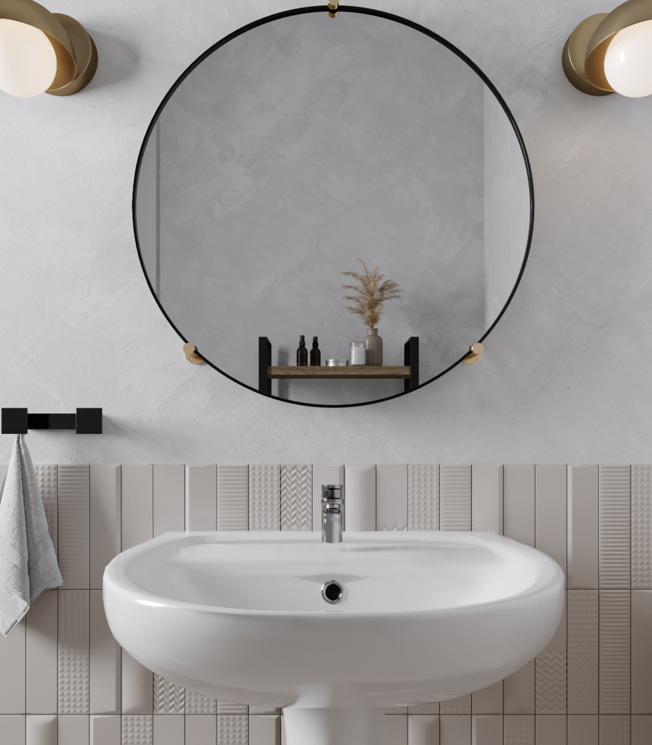 Умывальник Sanita Версия с переливом белый 565х455 мм 1.3111.5.S00.11B.0