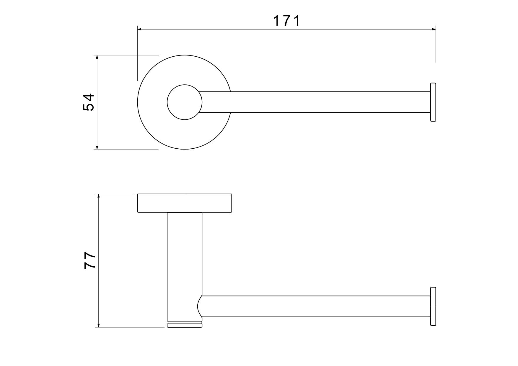 Бумагодержатель Aquanet Европа шлифованное золото AQ4108BG