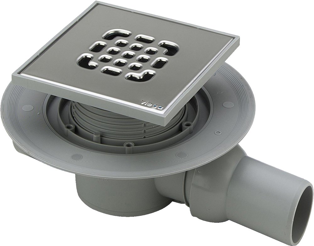 Трап для душа Viega Advantix 150х150 мм шарнирный отвод 557140
