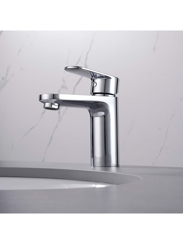 Смеситель для раковины Aquanet Ника 90 мм без донного клапана хром AQ1810CR