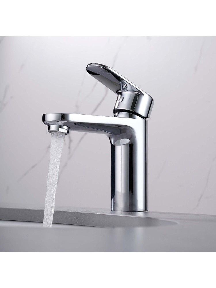 Смеситель для раковины Aquanet Ника 90 мм без донного клапана хром AQ1810CR