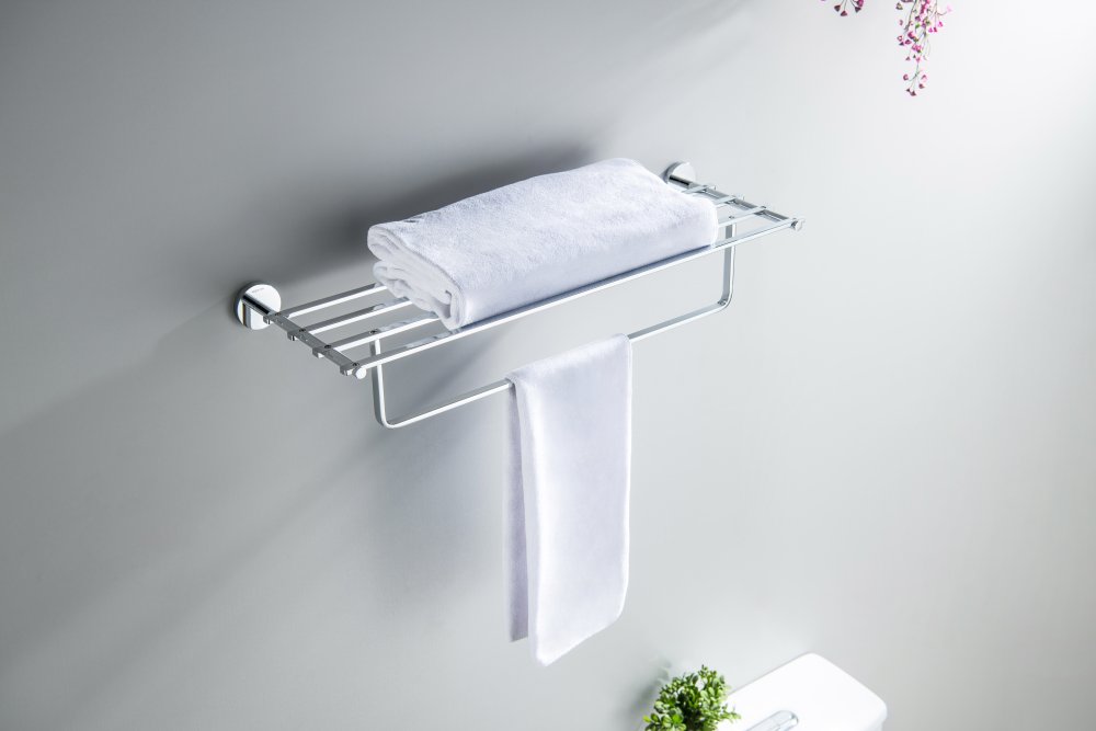 Полка для полотенец Aquanet БЕТТА хром AQ4615CR