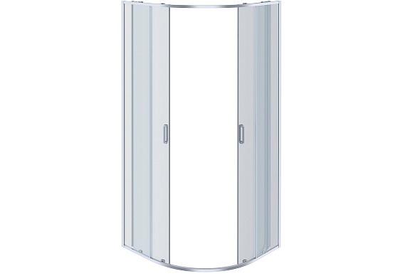 Душевой уголок Aquanet Aria 1/4 круга 1000x1000x2000 мм хром прозрачное стекло AQ ARI RO 10020CH