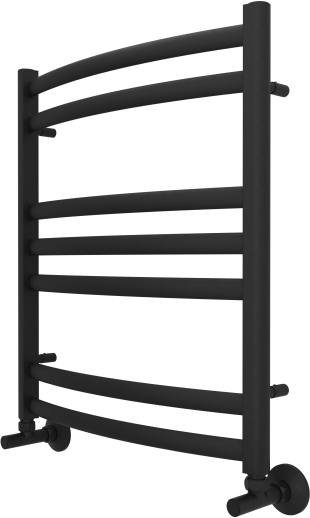 Полотенцесушитель водяной Aquatek Лугано П7 500х600 мм черный муар AQ DOC0760BL