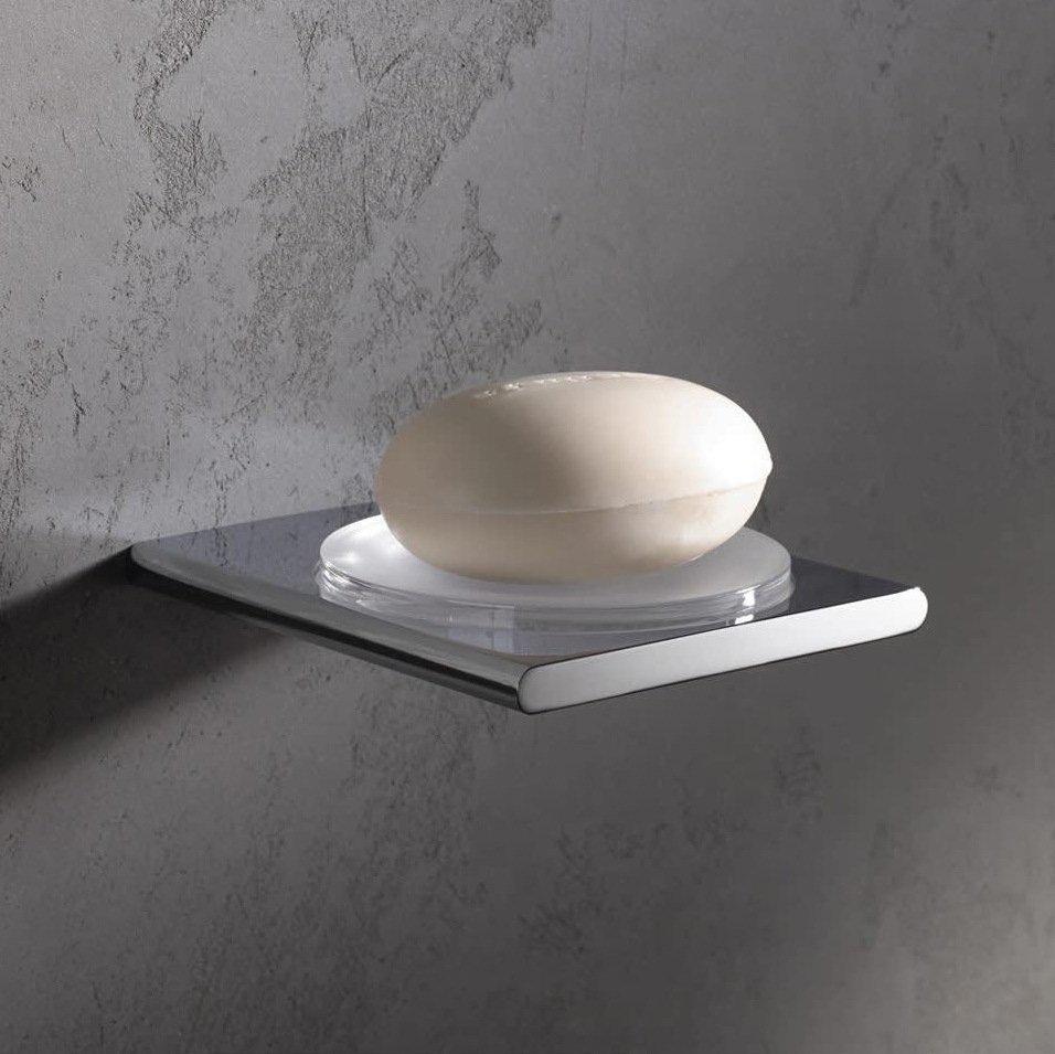 Держатель с мыльницей из хрусталя KEUCO EDITION 400 хром 11555019000