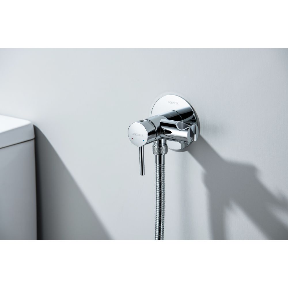 Комплект для гигиенического душа встроенный Aquatek Европа AQ1021CR