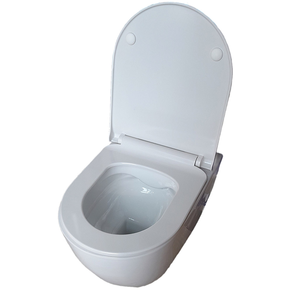 Унитаз подвесной безободковый Aquanet Поларис с сиденьем микролифт 360x518x360 мм AQ0700-01