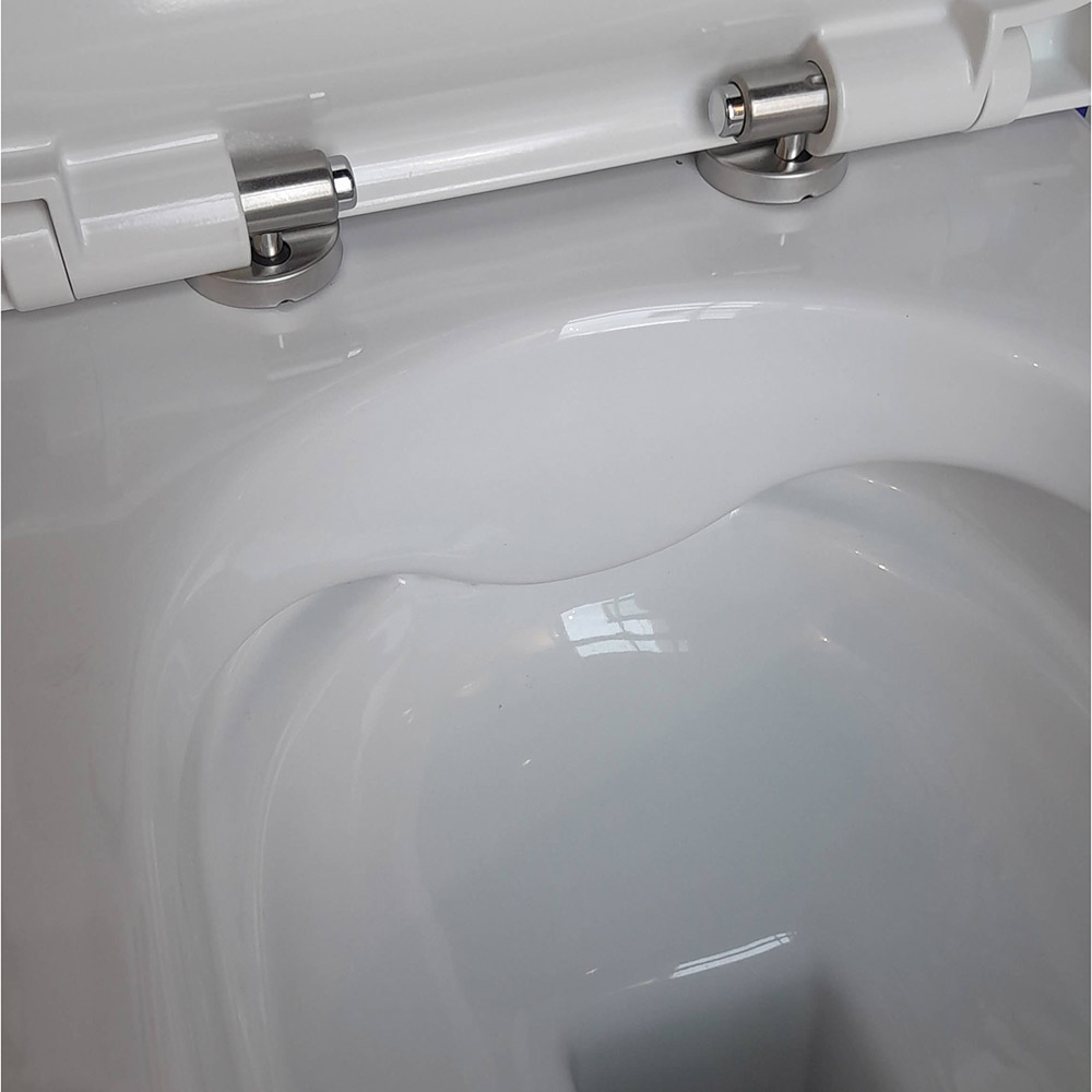 Унитаз подвесной безободковый Aquanet Поларис с сиденьем микролифт 360x518x360 мм AQ0700-01