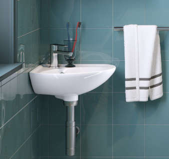 Умывальник угловой Veer ВКС белый S1 WB.CR/Veer/23-C/WHT.G/S1