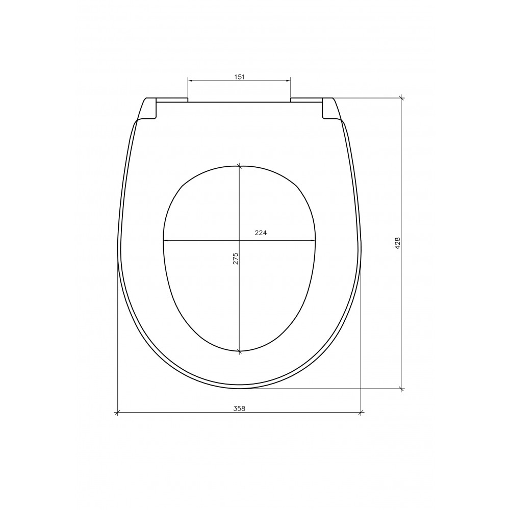 Крышка-сиденье для унитаза Santek Бореаль Soft-close 1.WH30.2.050