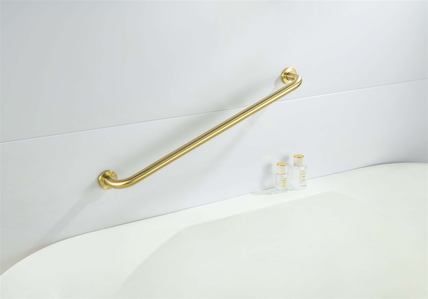 Поручень Aquatek 650 мм шлифованное золото AQ4996BG