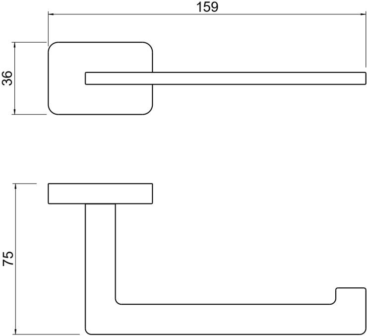 Держатель туалетной бумаги Aquatek Libra хром AQ4308CR