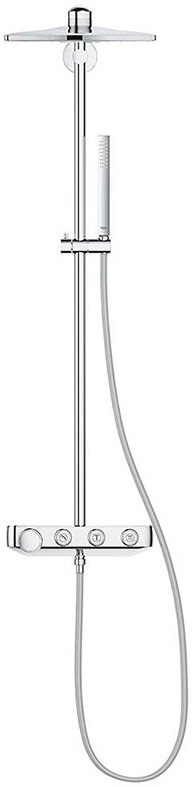 Душевая система с термостатом GROHE Euphoria SmartControl 310 DUO белая луна 26507LS0