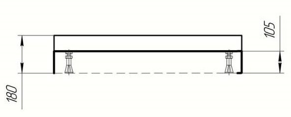 Панель для душевого поддона Radaway 90x90 см квадратная EKR-F0000065
