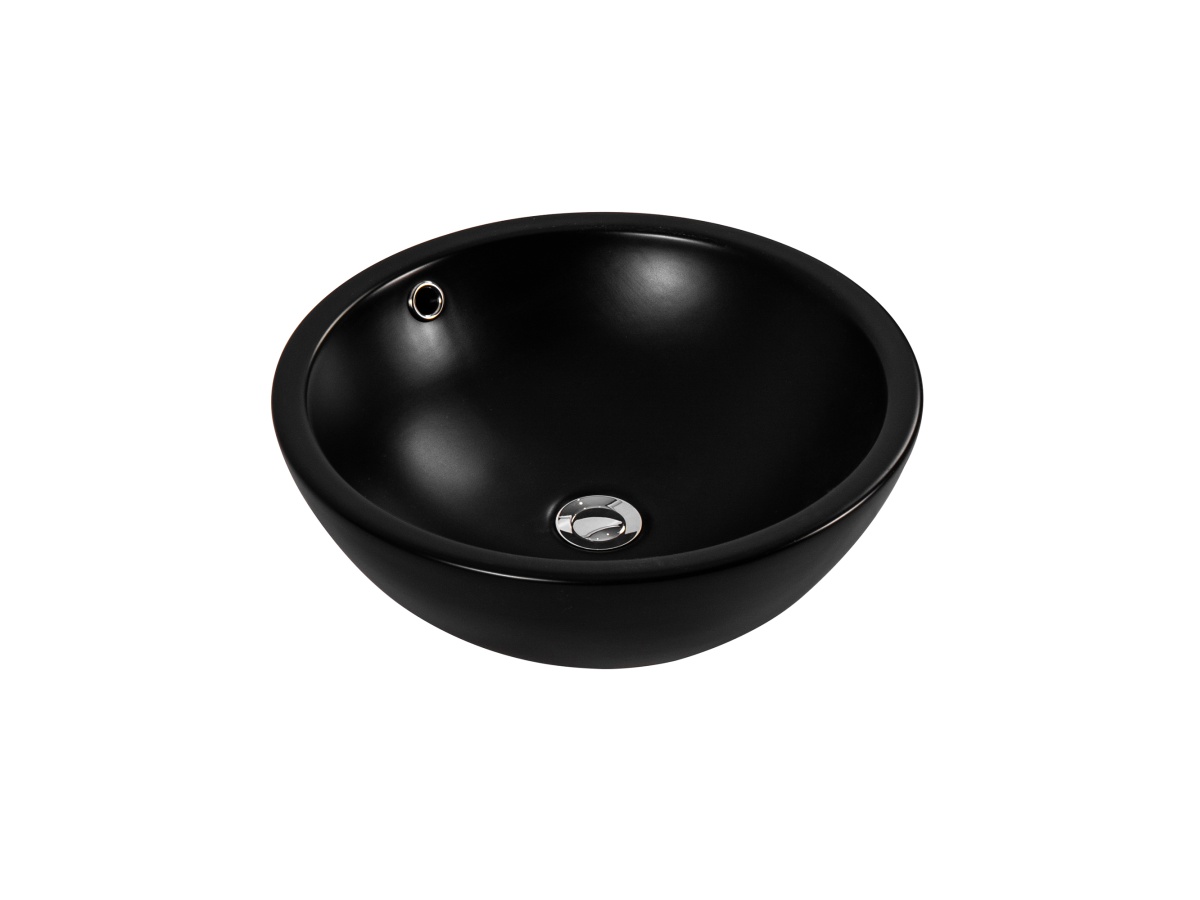 Раковина накладная AQUATON 440x440x175 мм матовый черный AQ5354-MB