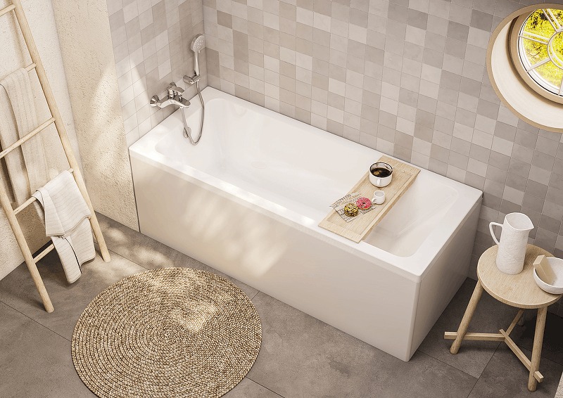 Ванна акриловая прямоугольная Roca Leon 170х70 см белая 248658000