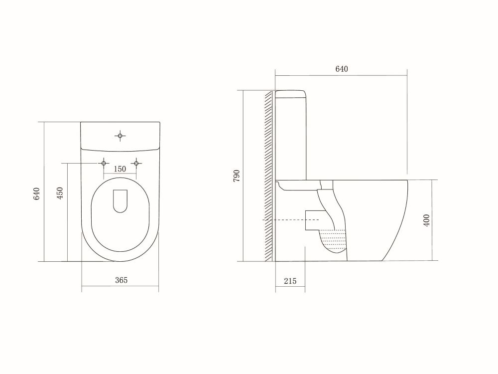 Унитаз напольный безободковый Aquanet Бетта с бачком 640х365х790 мм сиденье микролифт AQ1363B-00
