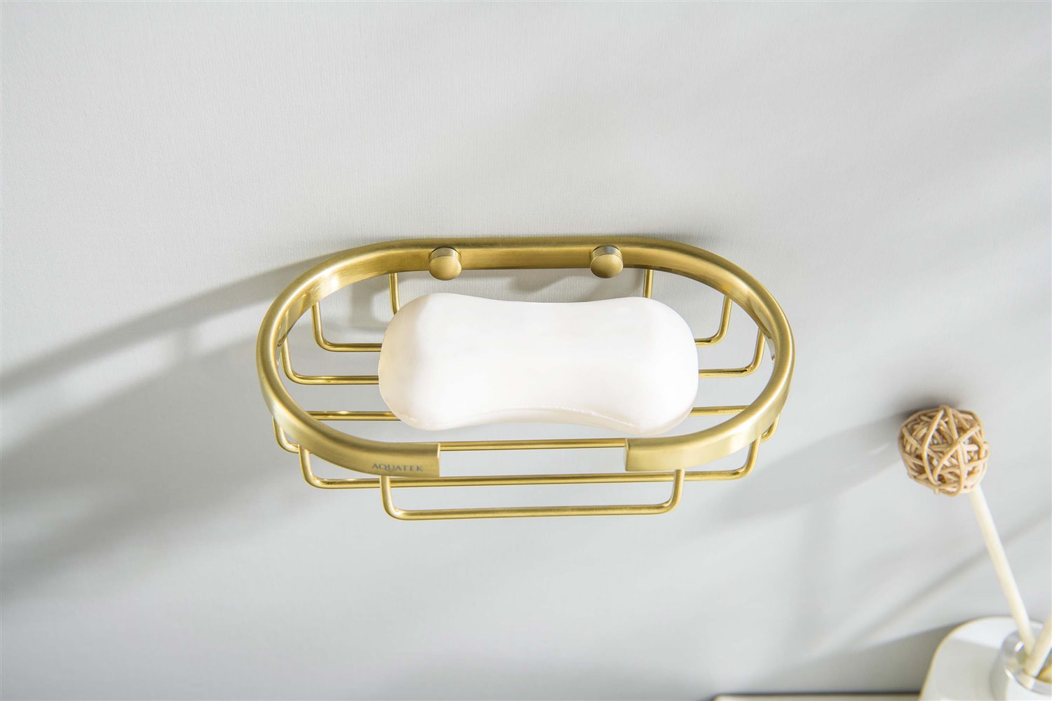 Мыльница-решетка Aquanet AQ4956BG шлифованное золото AQ4956BG