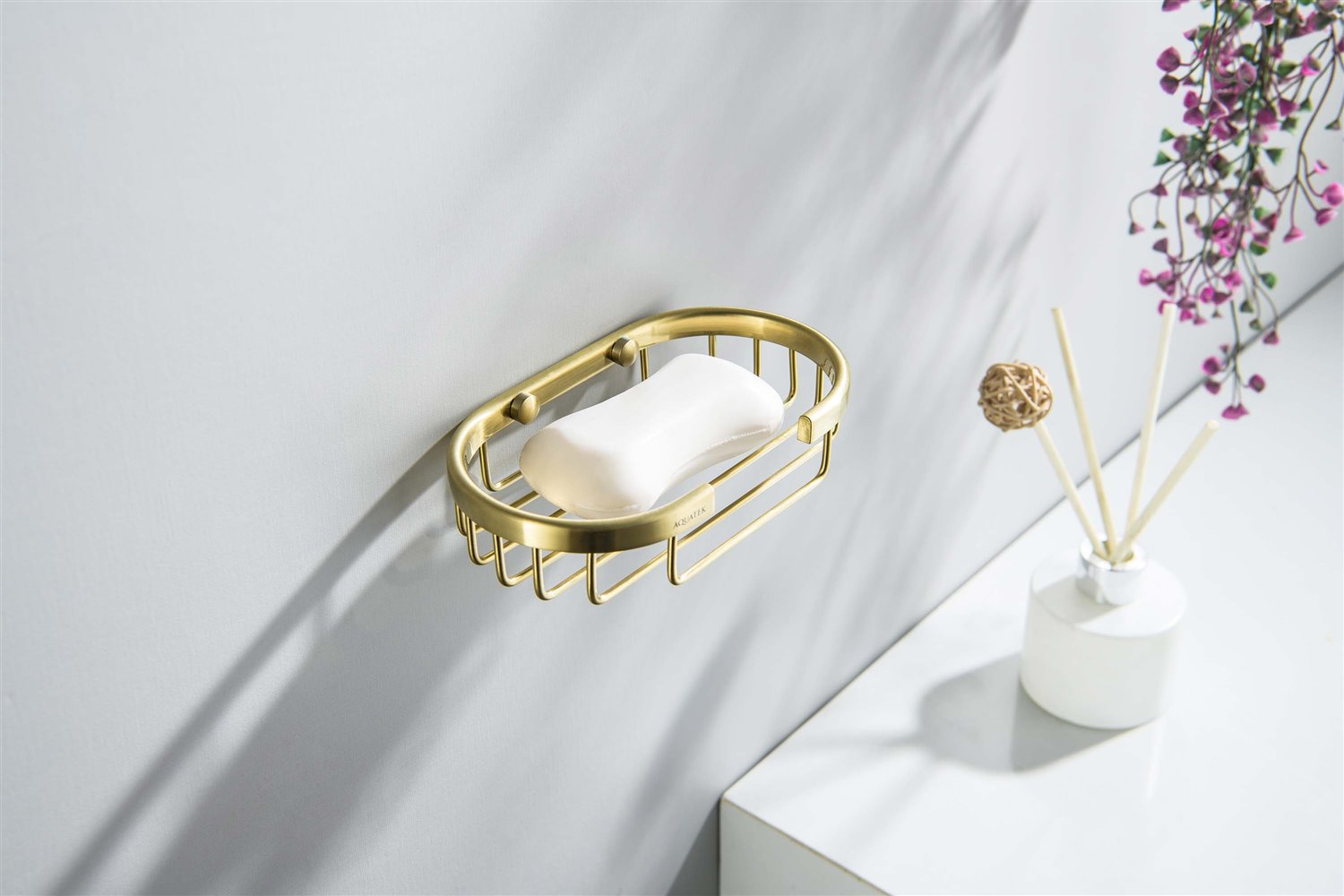 Мыльница-решетка Aquanet AQ4956BG шлифованное золото AQ4956BG