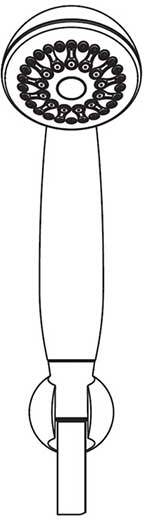 Смеситель для ванны Vidima Logik с душевым гарнитуром BA279AA