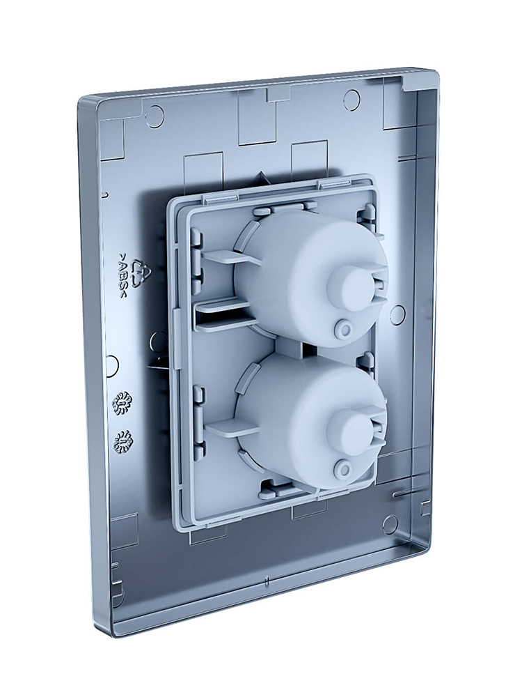 Панель смыва Berges Pneumo N черная матовая PNN-0000005