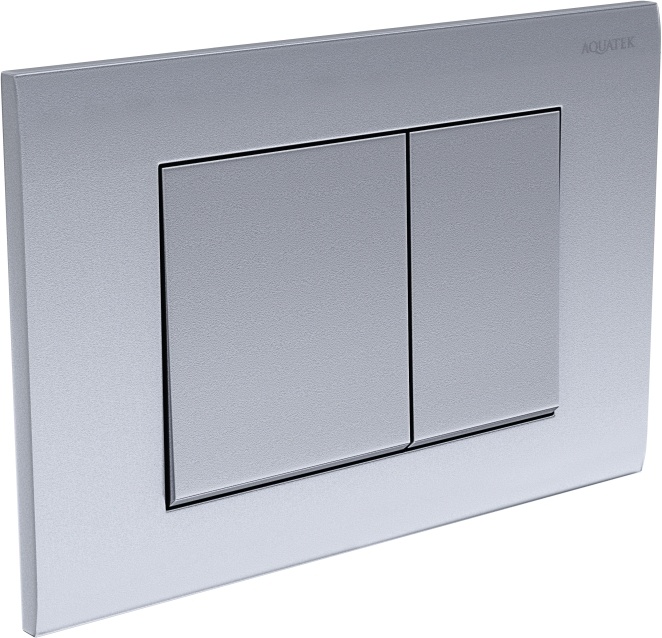 Панель смыва Aquatek Хром матовая квадратные клавиши KDI-0000011