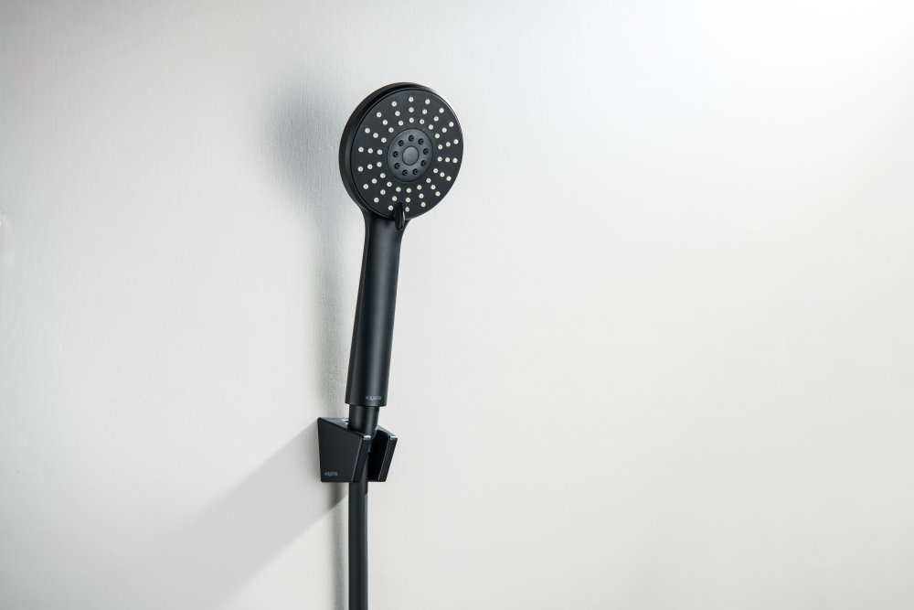 Душевой набор Aquanet Бетта 100 3jet матовый черный AQ2032MB