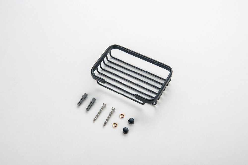 Мыльница-решетка Aquanet AQ4946MB матовый черный AQ4946MB