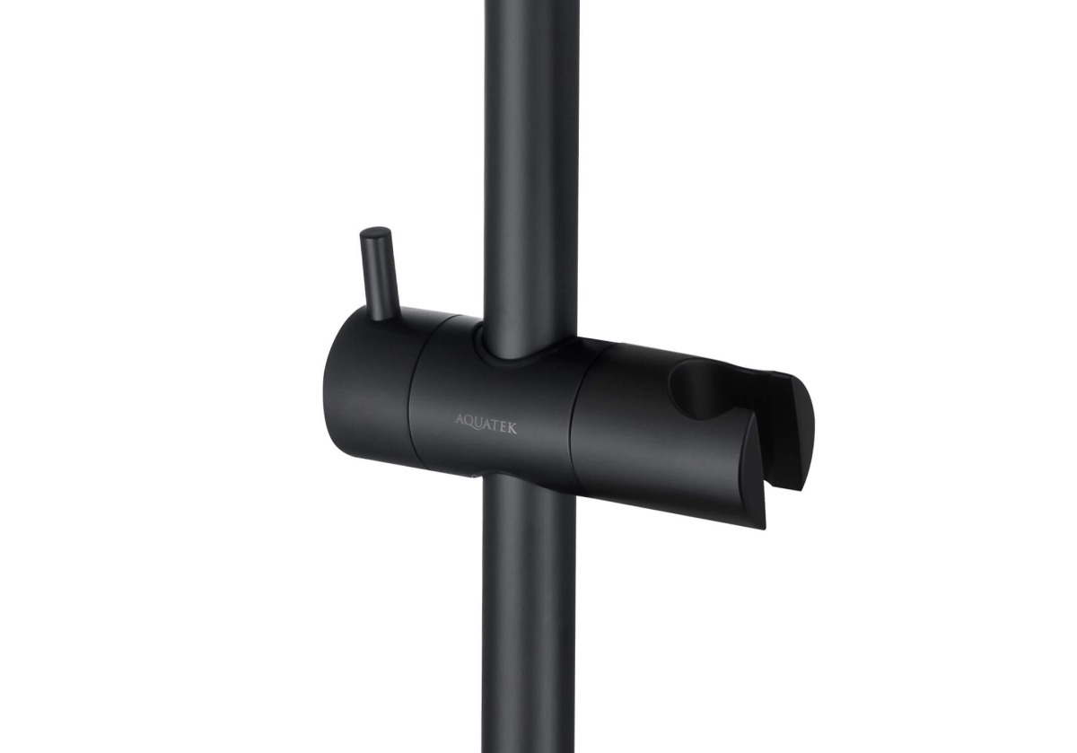 Душевая штанга Aquatek Вега матовый черный AQ2000MB