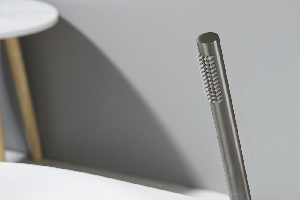 Ручной душ Aquanet Европа 1jet оружейная сталь AQ2002BGM