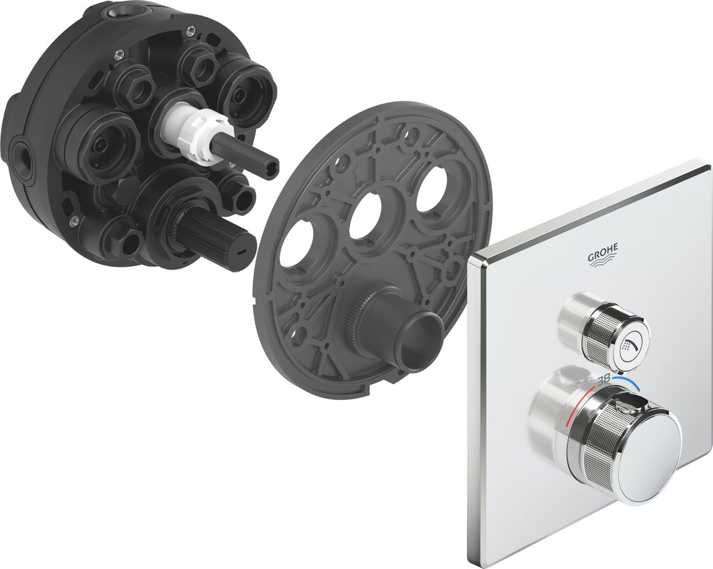 Термостат для душа GROHE Grohtherm SmartControl внешняя часть на 1 выход хром 29123000