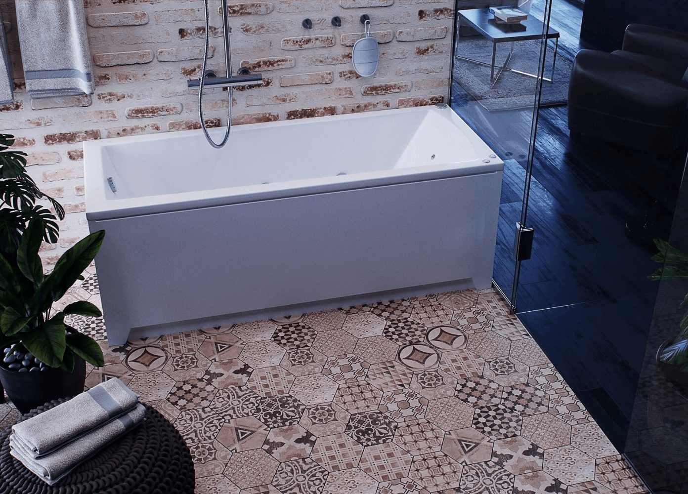 Ванна акриловая Triton Либра 160х70 NEW без фронтального экрана LIB160N-0000006