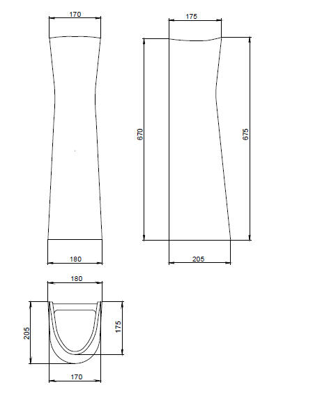 Пьедестал Santek Воротынский / Виктория белый 1.3601.7.S00.00B.0